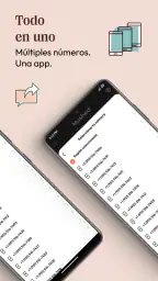 Hushed  2do número de teléfono 5
