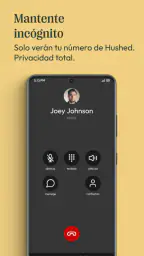 Hushed  2do número de teléfono 6