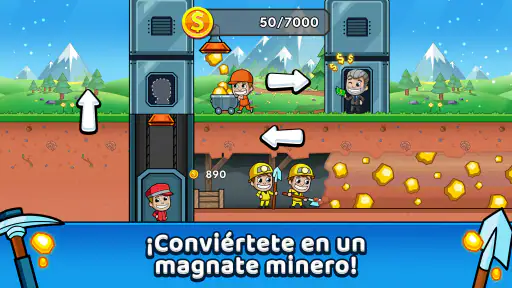 Idle Miner Tycoon: Minería oro 1