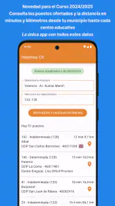 Interinos CV. Bolsas Educación screenshot