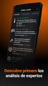 Investing.com Bolsa & Finanzas screenshot