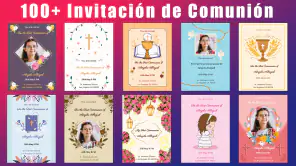Invitación Comunión Bautismo screenshot