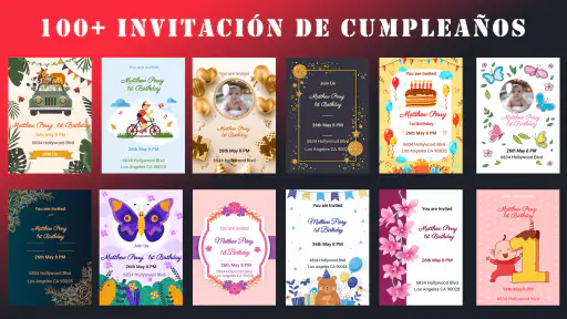 Invitación de Cumpleaños 8