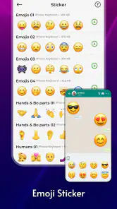 iPhone Keyboard iOS Emojis screenshot