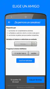 JuasApp - Bromas Telefónicas screenshot
