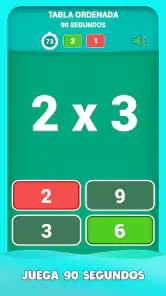 Juego de tablas de multiplicar screenshot