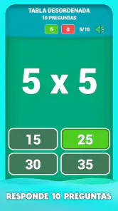 Juego de tablas de multiplicar screenshot
