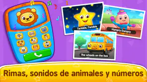 Juegos bebé: piano y teléfono screenshot