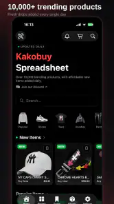 Kakobuy Sheets screenshot