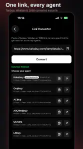Kakobuy Sheets screenshot