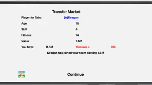 Kevin Toms Football * Manager screenshot