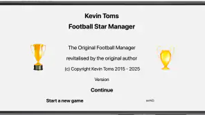 Kevin Toms Football * Manager screenshot
