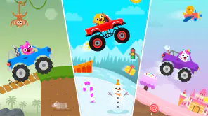 Kids Monster Truck Games 2+ screenshot