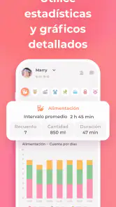 Lactancia y Baby tracker Erby screenshot