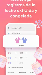 Lactancia y Baby tracker Erby screenshot