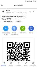 Lector de códigos QR y barras 2