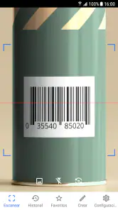 Lector de códigos QR y barras screenshot