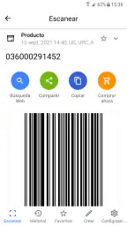 Lector de códigos QR y barras 6