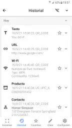 Lector de códigos QR y barras 7