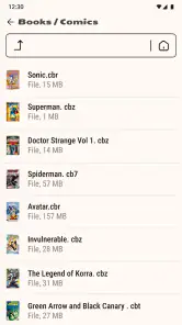 Lector de libros (cbz/cbr) screenshot