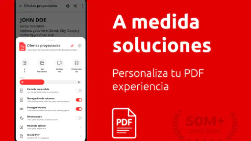 Lector PDF App - Convertir PDF 4