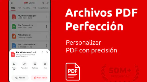 Lector PDF App - Convertir PDF 7