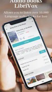LibriVox: Audio bookshelf screenshot