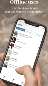 LibriVox: Audio bookshelf screenshot