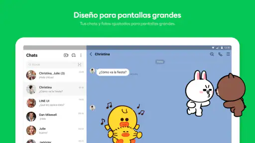 LINE: Llama y mensajea 7