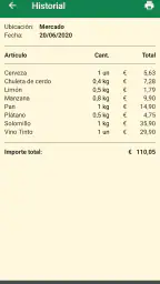 Lista de la compra - SoftList 5