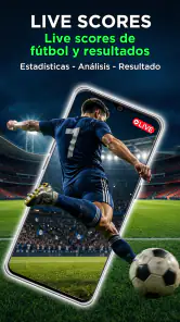 Live Scores: partido de futbol screenshot