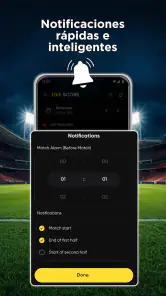 Live Scores: partido de futbol screenshot