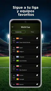 Live Scores: partido de futbol screenshot