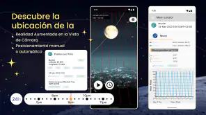 Localizador lunar e calendario screenshot