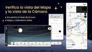 Localizador lunar e calendario screenshot