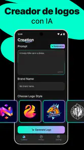 Logo Maker - Diseño IA screenshot