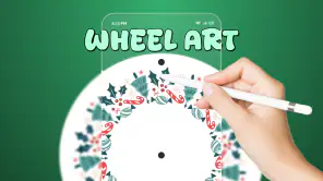 Magic Wheel - Spin Art Drawing screenshot