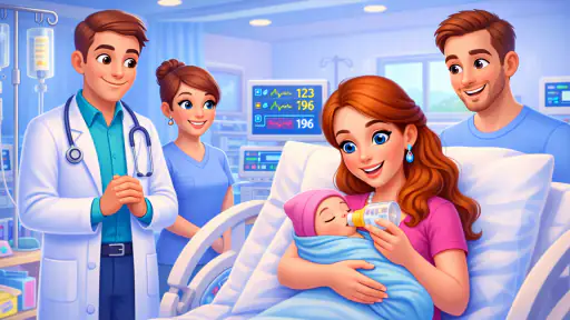 Mamá Embarazada y Bebé 3