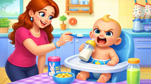 Mamá Embarazada y Bebé 7