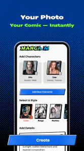 Manga AI – Generador de cómics screenshot