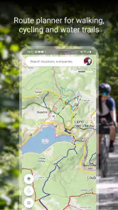 Mapas sin conexión: Mapy.com screenshot