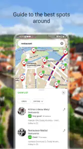 Mapas sin conexión: Mapy.com screenshot