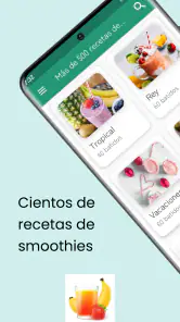 Más de 500 recetas de batidos screenshot