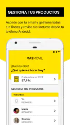 MASMOVIL - Área de cliente 1