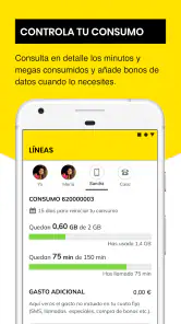 MASMOVIL - Área de cliente screenshot