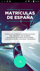 Matrículas España screenshot