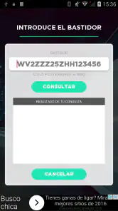 Matrículas España screenshot