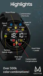 MD170B Digital watch face 4