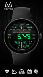 MD170B Digital watch face 5
