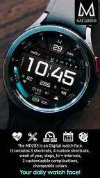 MD283 3D Digital watch face 1